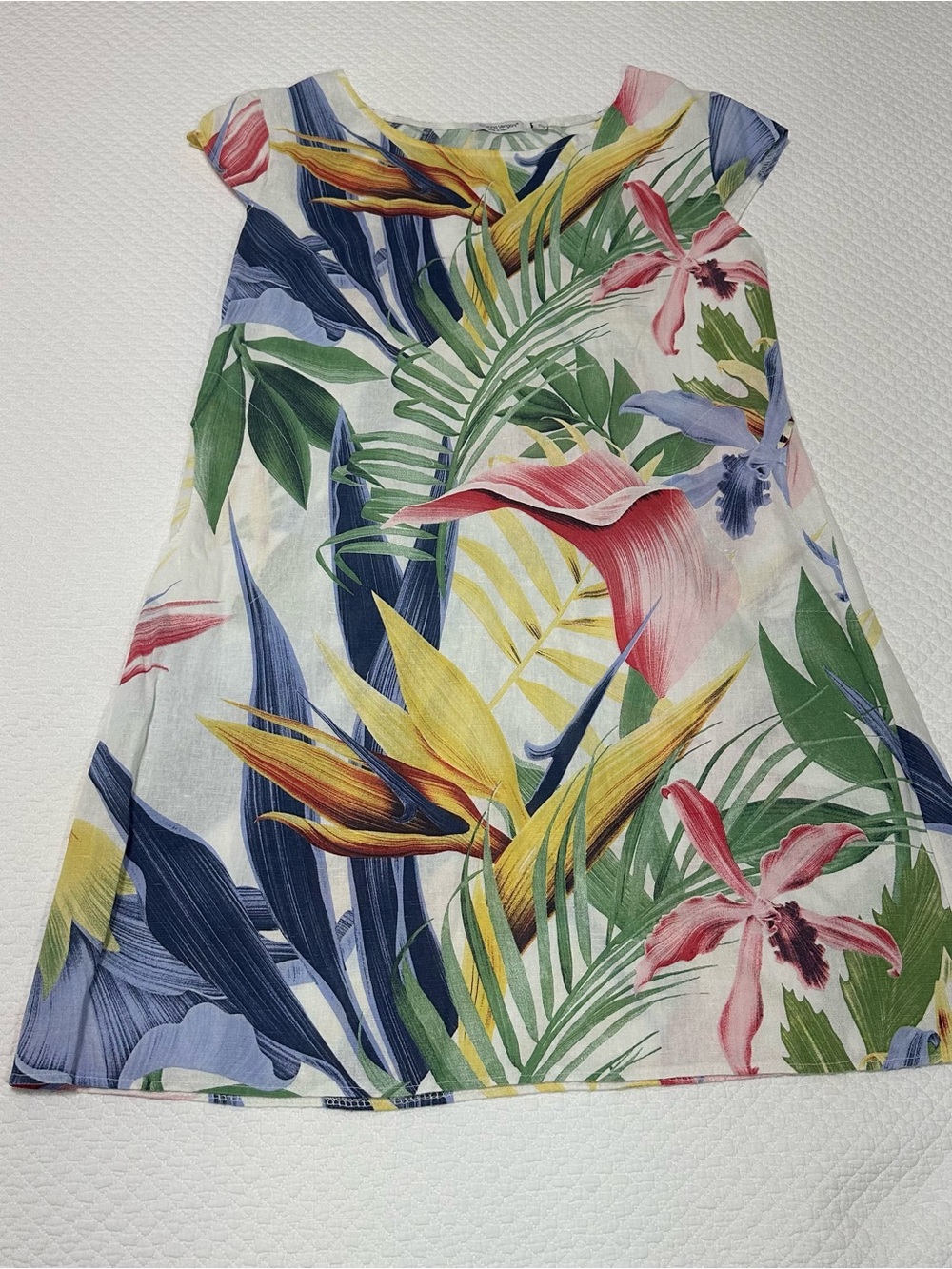 Tropical Garden Mini Dress in Multi